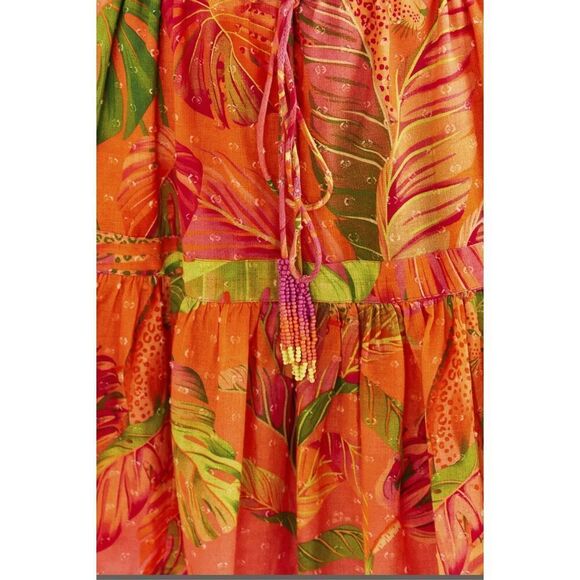 NWT-🌴 Farm Rio Tropical Jungle Mini Dress – Size Large - Picture 5 of 5